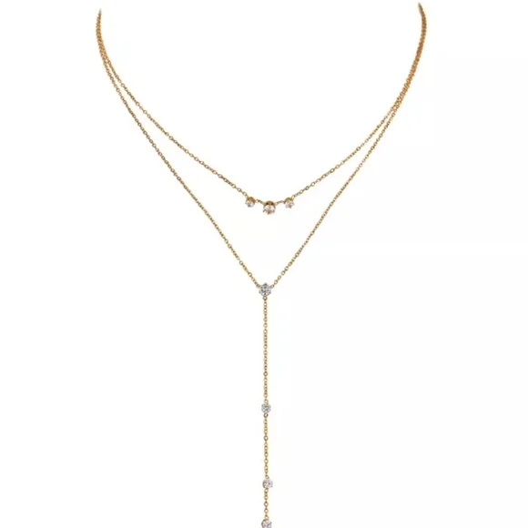 Pretty Layered Long Necklace - Picture 6 of 8